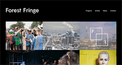 Desktop Screenshot of forestfringe.co.uk